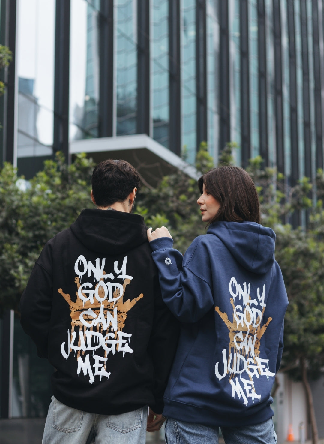 Polera Oversize - God Negro