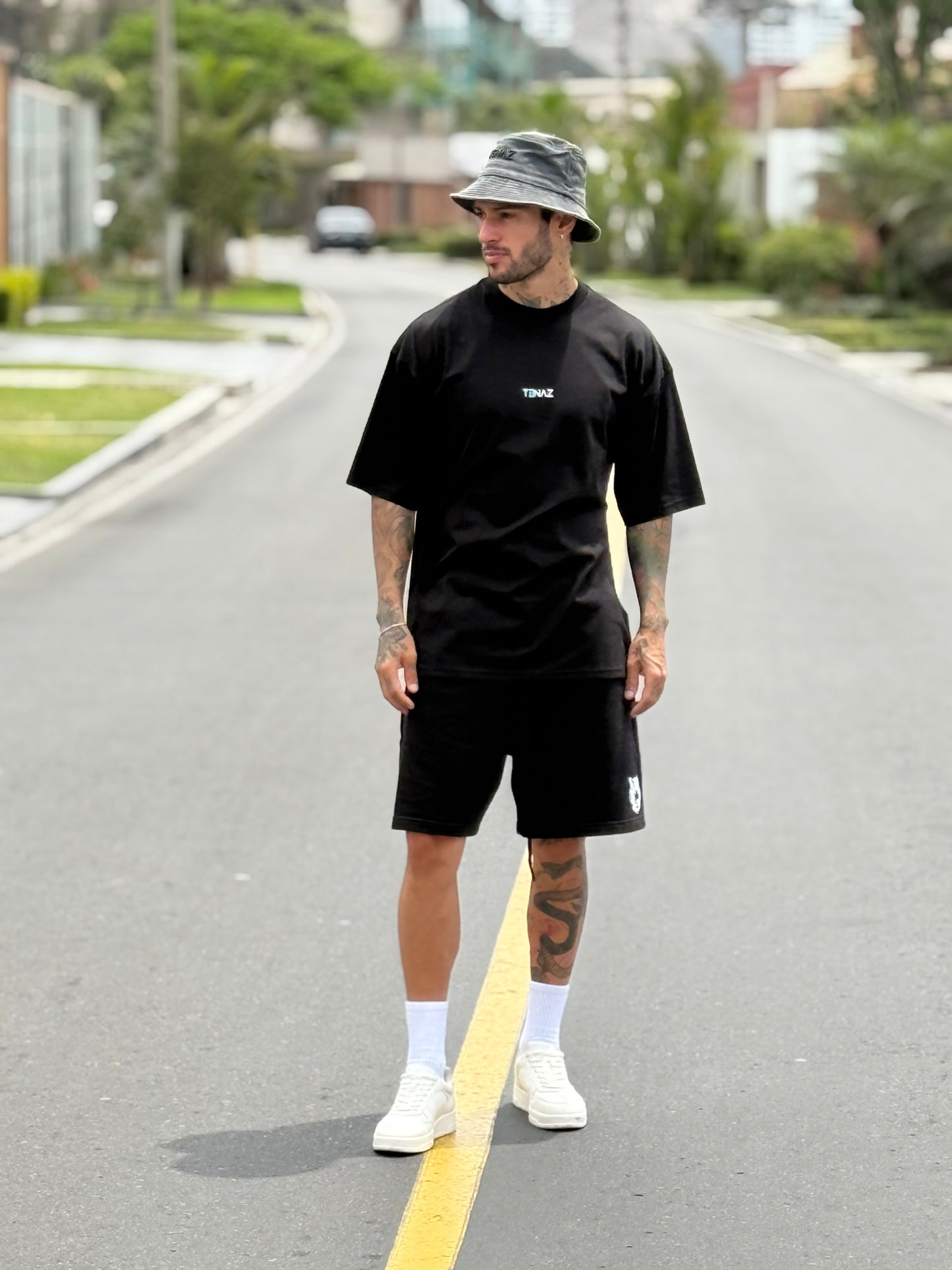 Polo Oversize - Clasic Negro