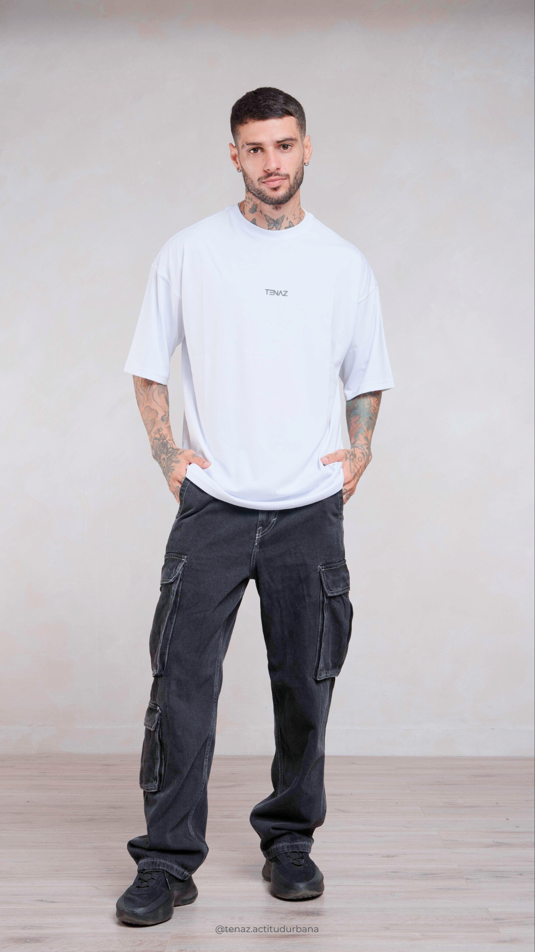 Polo oversize - Monkey Savage Blanco