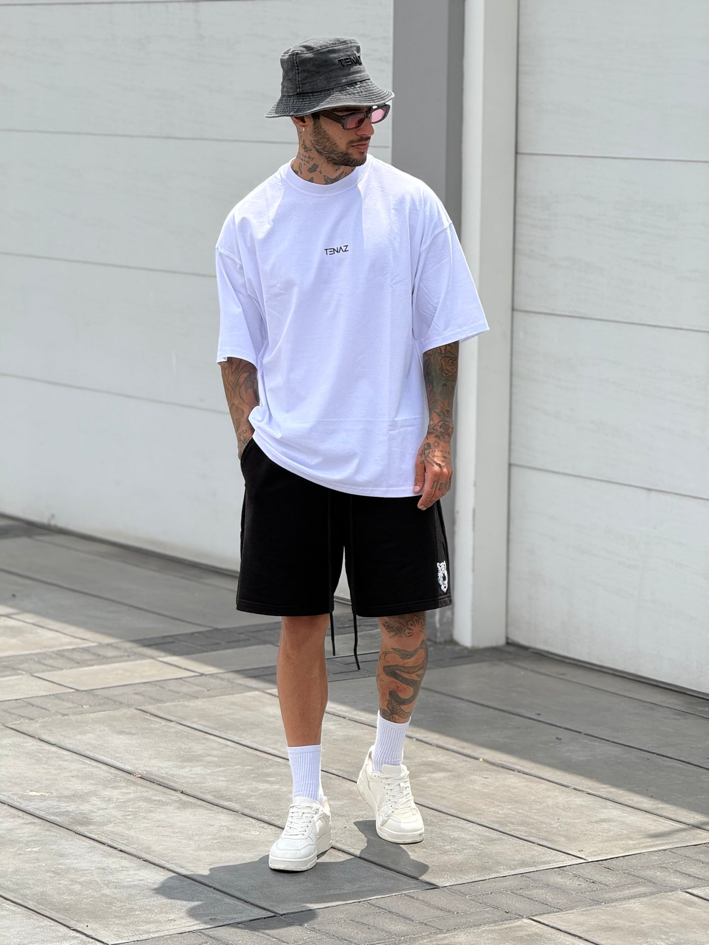 Polo oversize - Fortaleza blanco