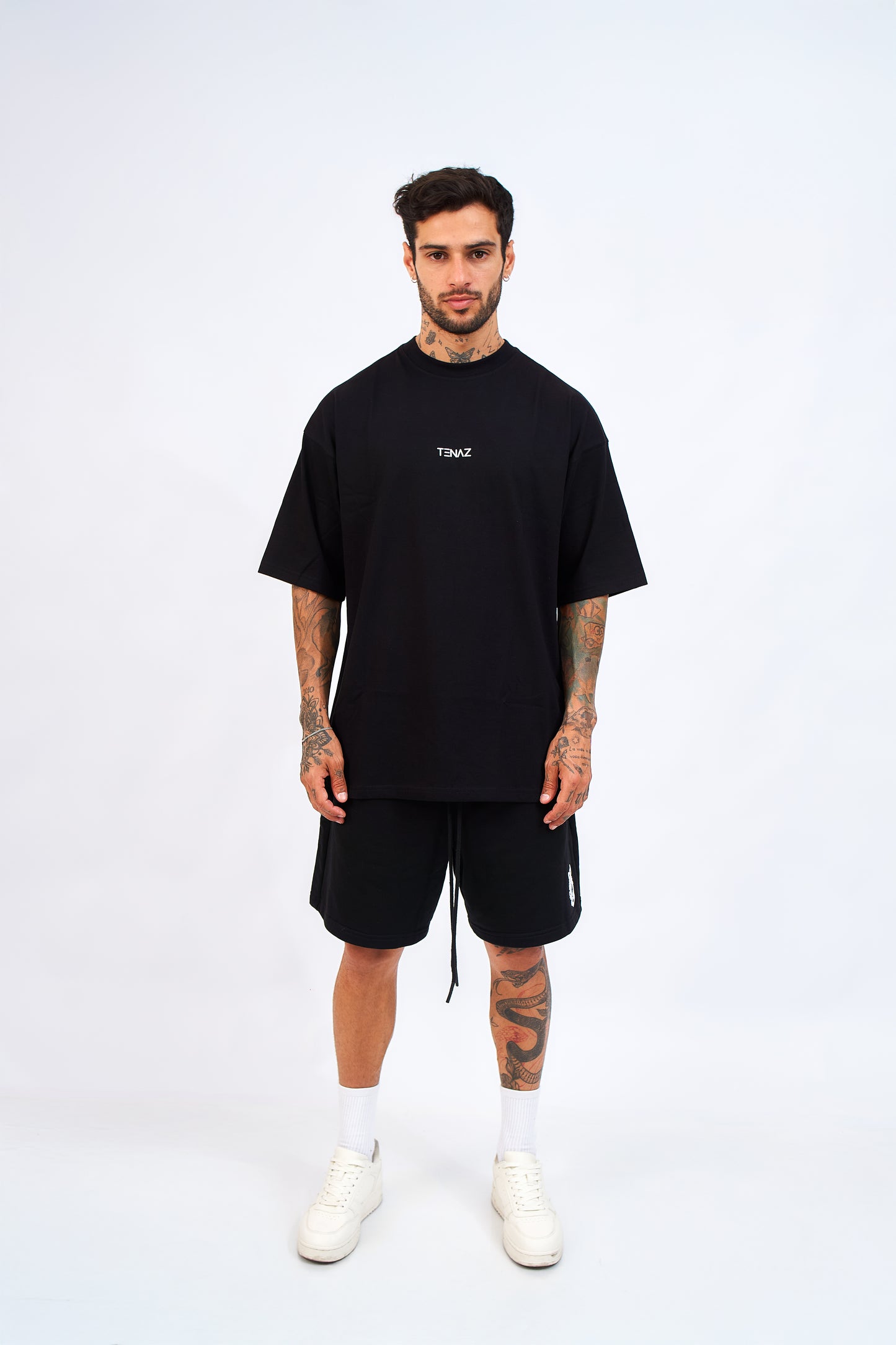 Polo oversize - Focus negro