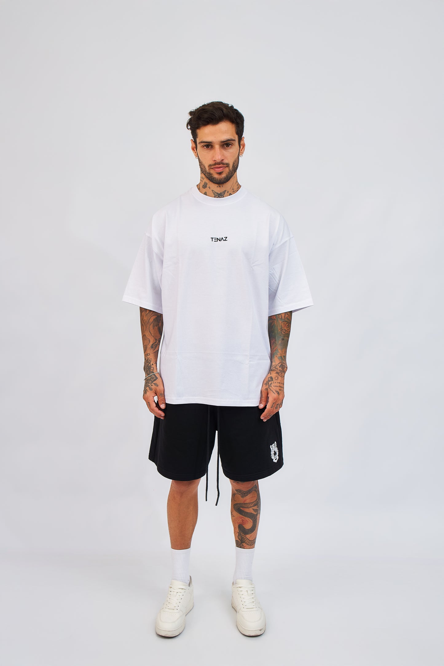 Polo oversize - Fortaleza blanco