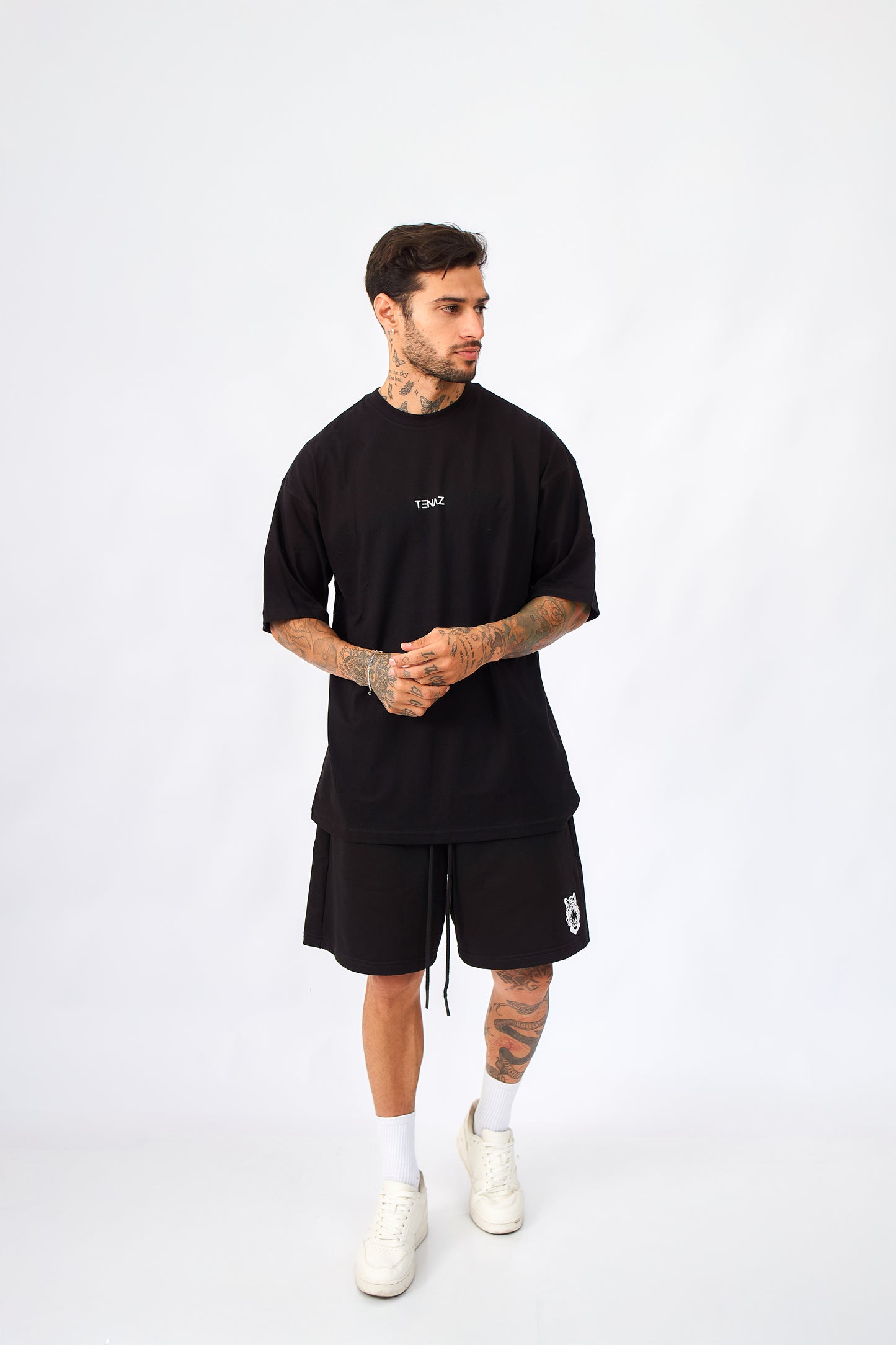 Polo Oversize - Clasic Negro