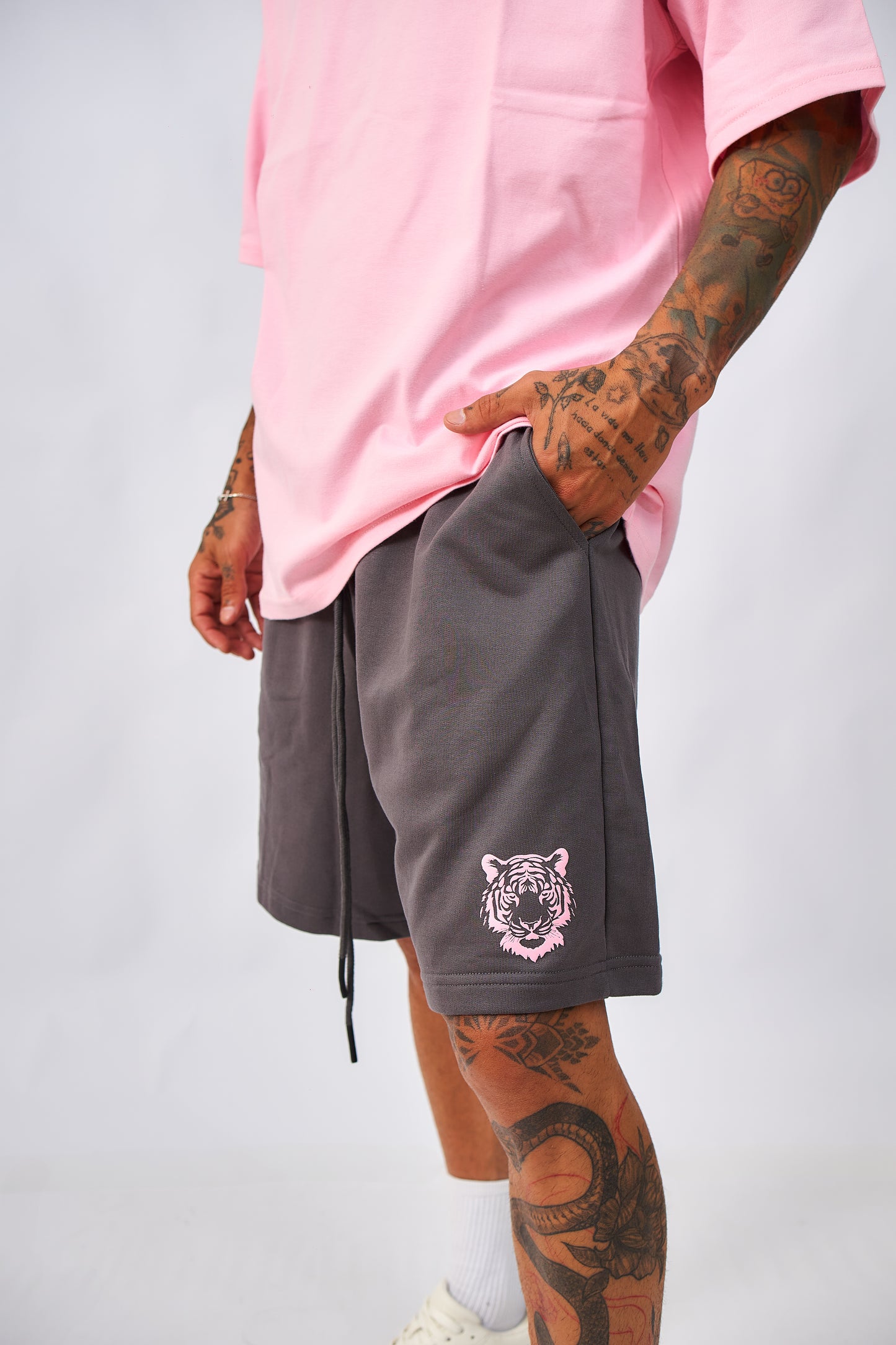 Short Tigre Plomo