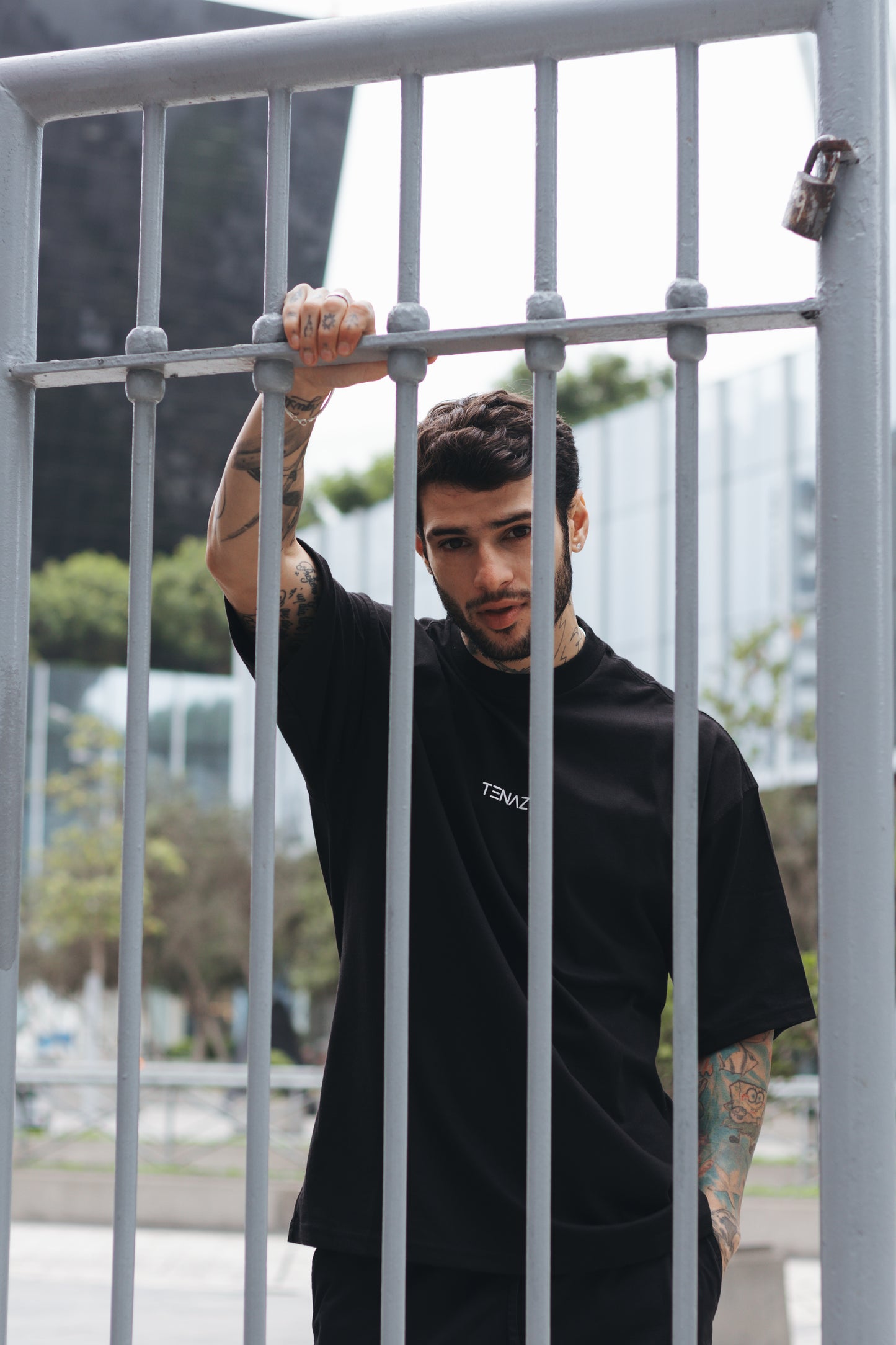 Polo Oversize - Gratitud Negro