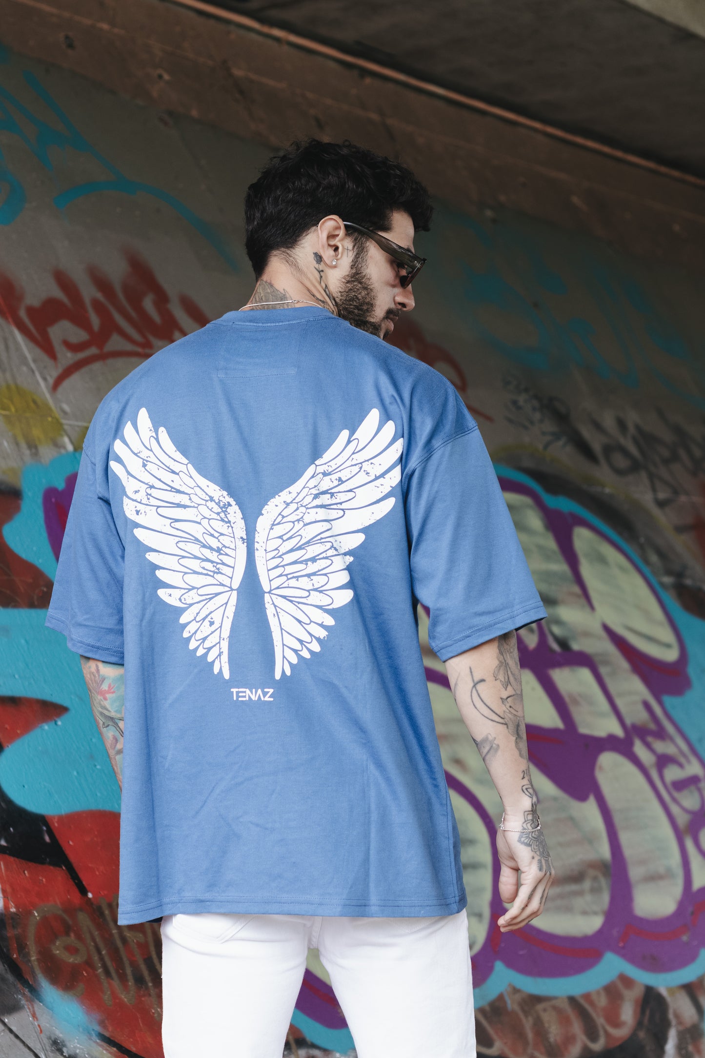 Polo Oversize - Blessed Azul