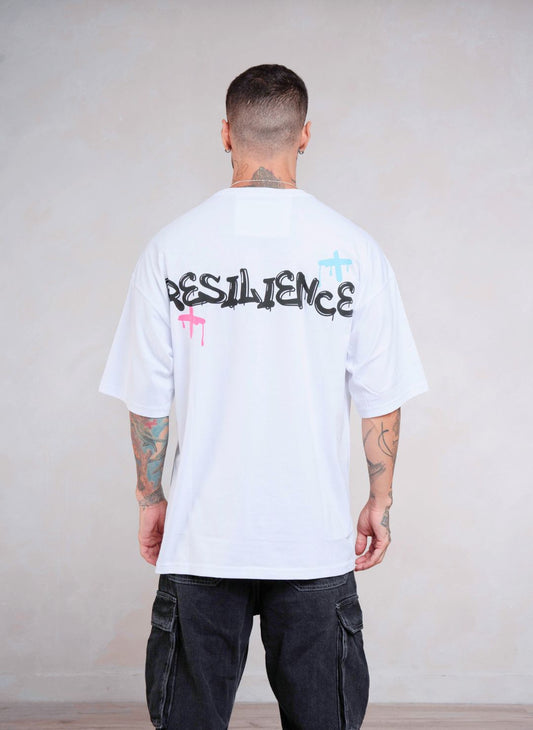 Polo oversize - Resilience White