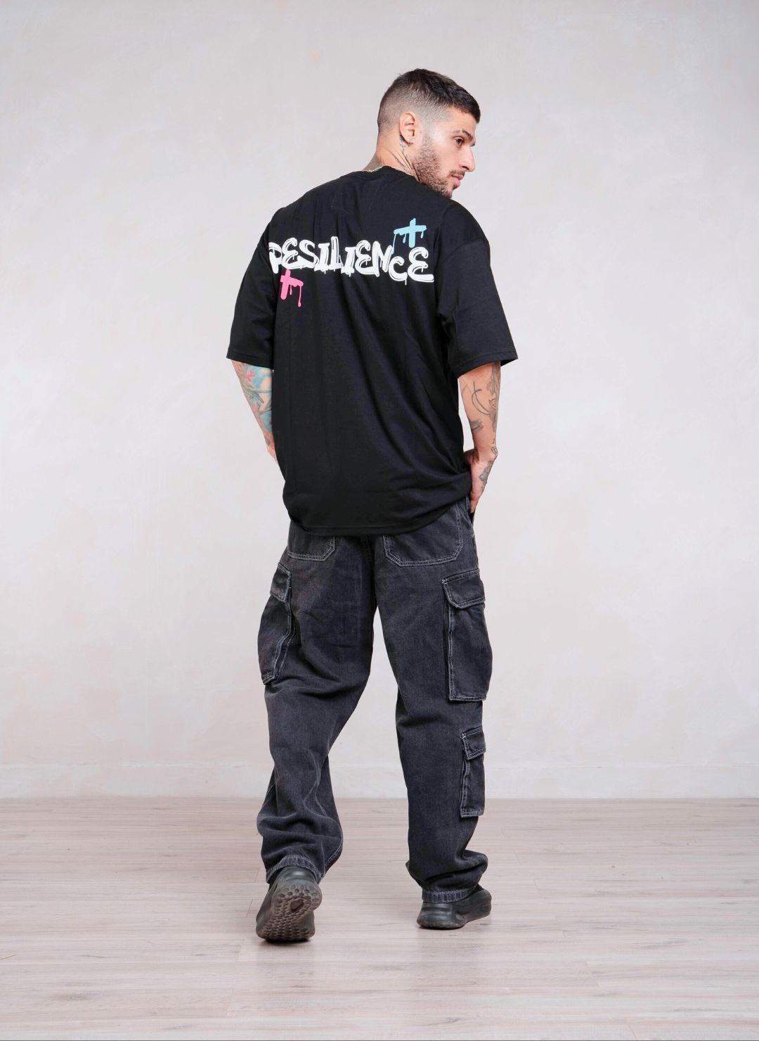 Polo oversize - Resilience Black