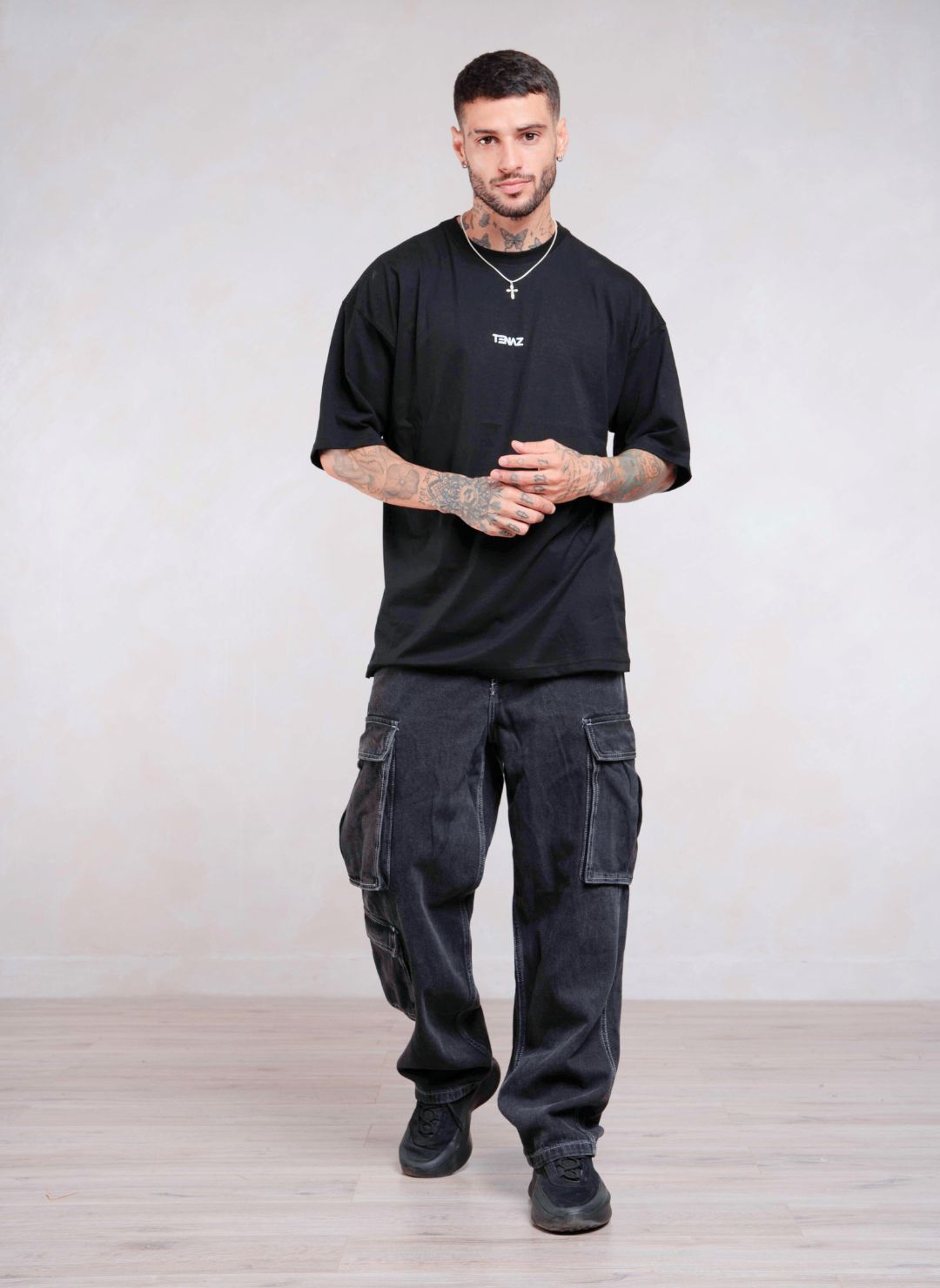 Polo oversize - Ali Black