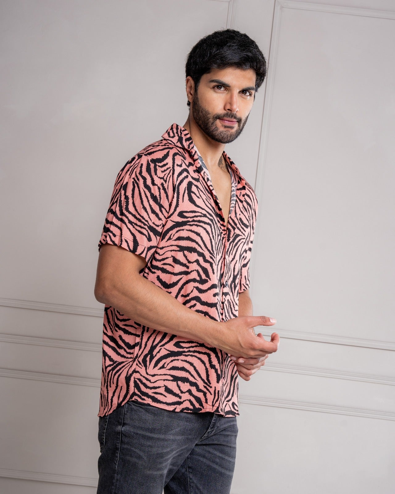 Camisa Tiger Coral