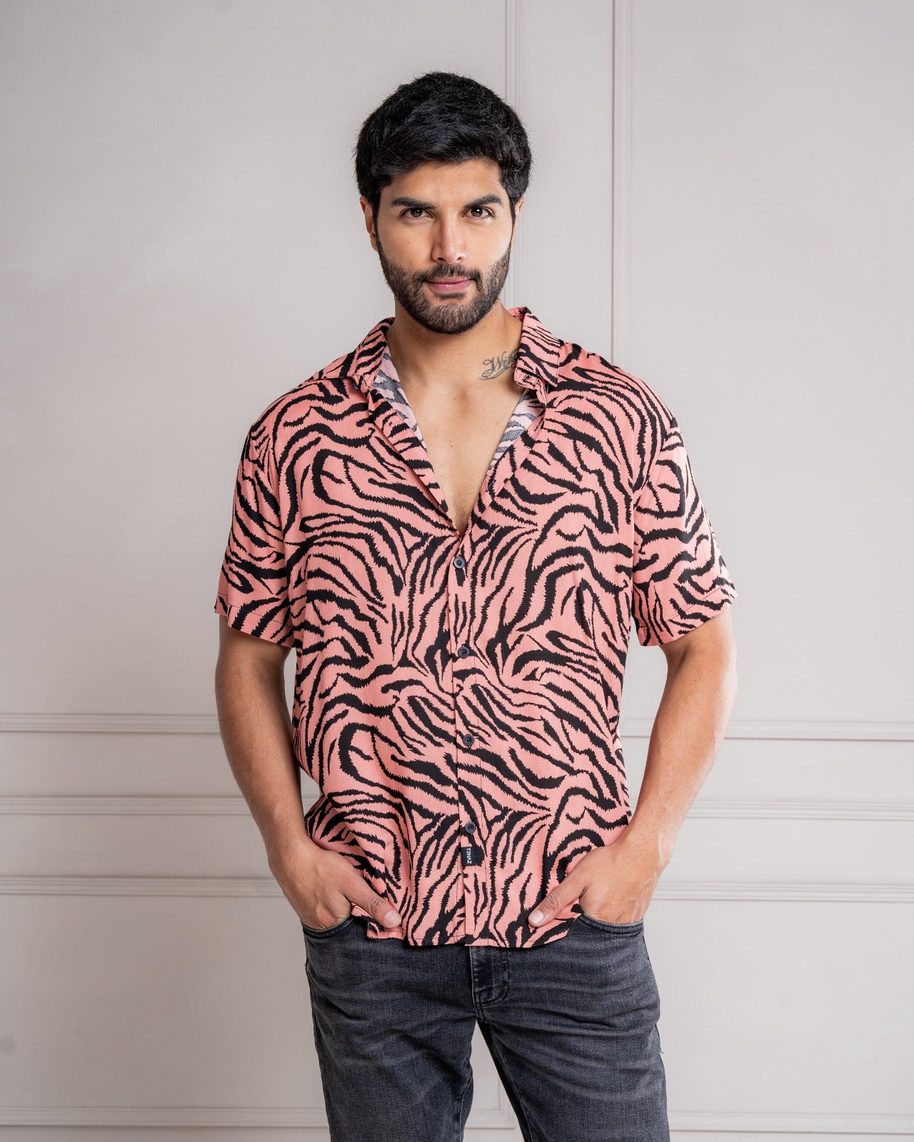 Camisa Tiger Coral