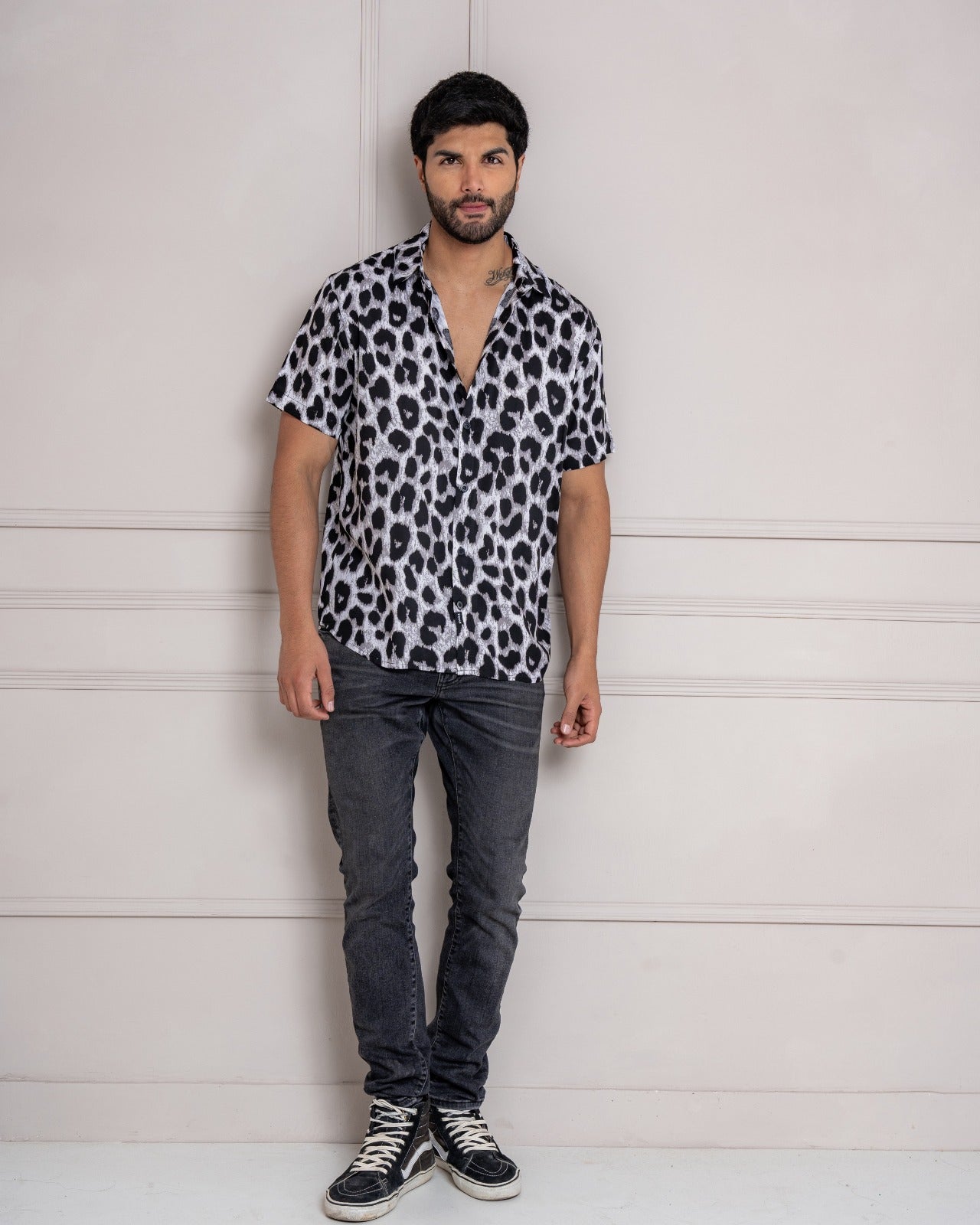 Camisa - Animal Black