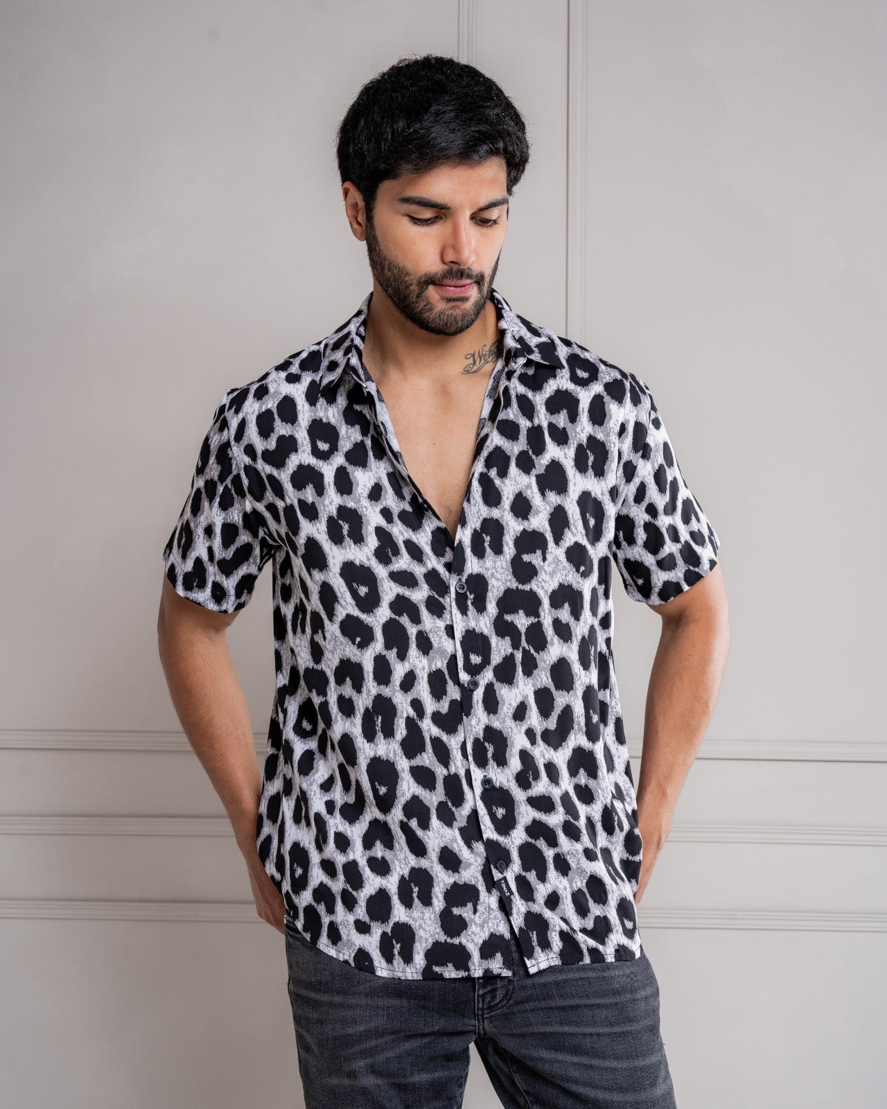 Camisa - Animal Black