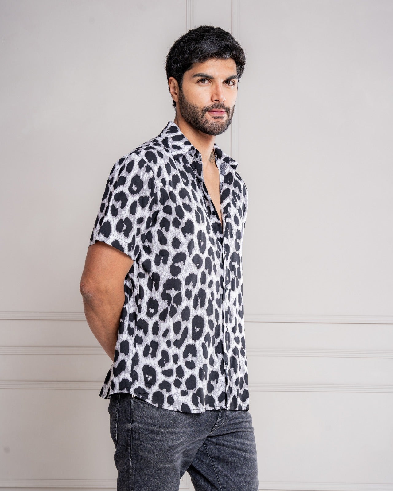 Camisa - Animal Black